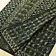 Exclusive Block Printed Cotton Dabu ~ green Saree