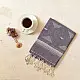 shop Handloom Soft Cotton Jamdani Light Purple Stole