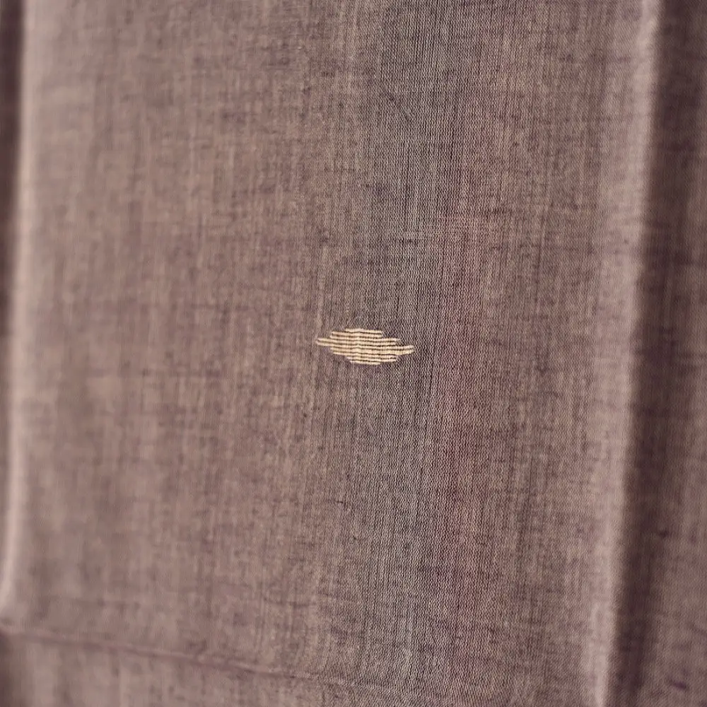 shop Handloom Soft Cotton Jamdani Light Purple Stole