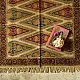 shop Kalamkari Natural Color Dhurrie ( 5 X 3 ) - Diamond Motif