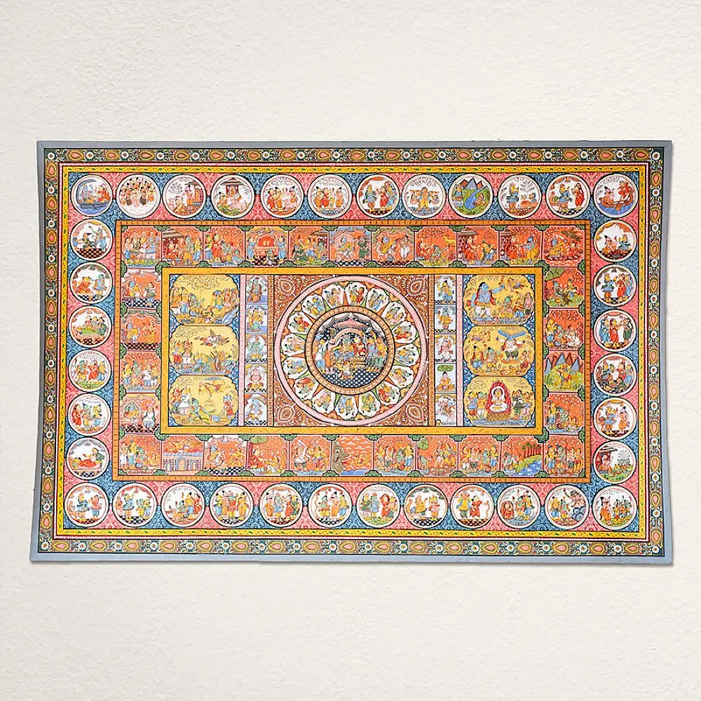 shop Traditional patachitra painting - Sita & Ram Story