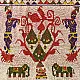 Saurashtra Region Beaded Old & Antique Wall Hanging  -Murlidhar