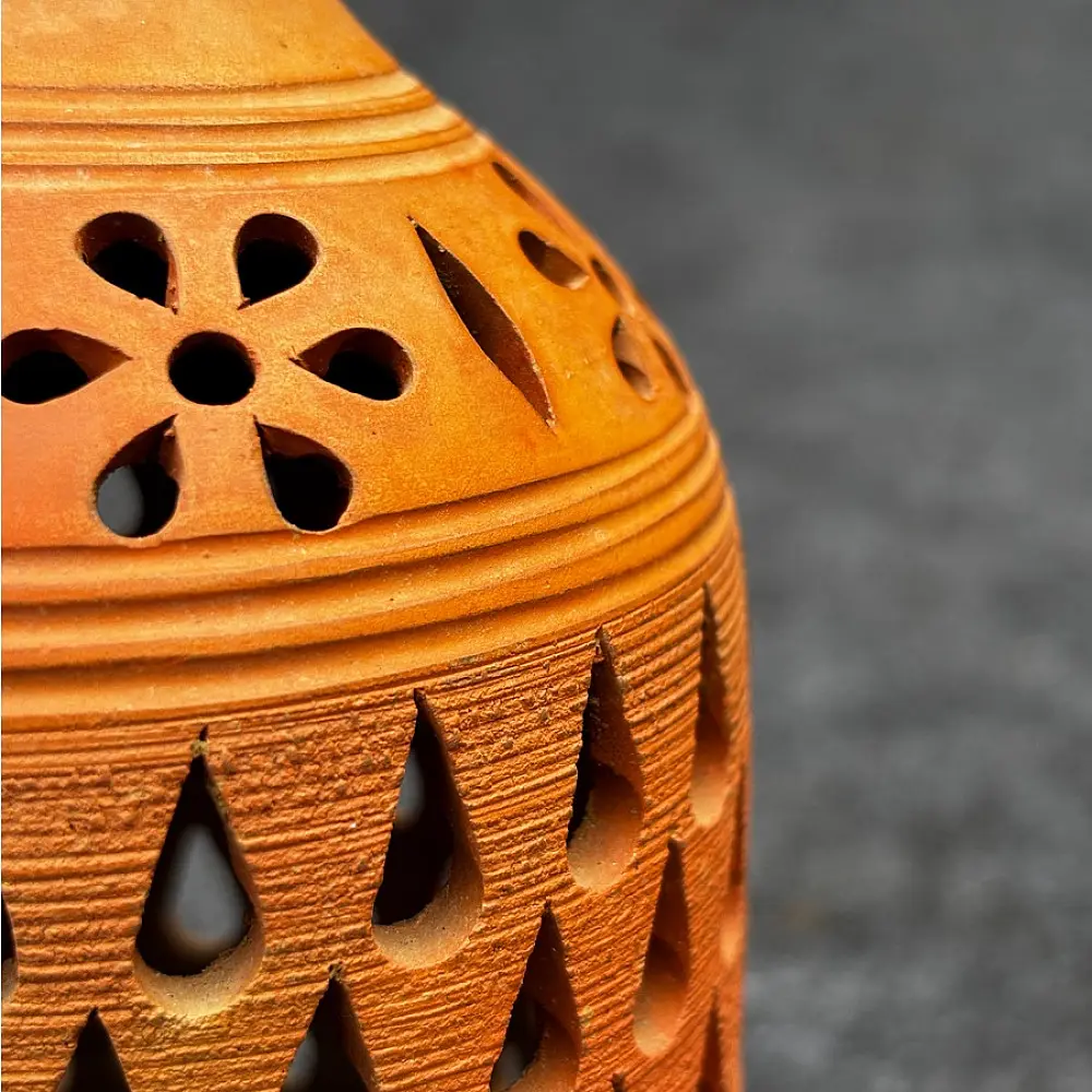 Shop Terracotta Pottery Art - Bottle T Light Holder