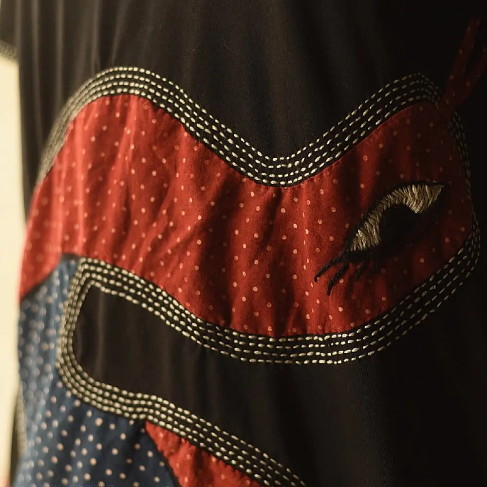 buy Handcrafted Applique and Embroidered Tshirt