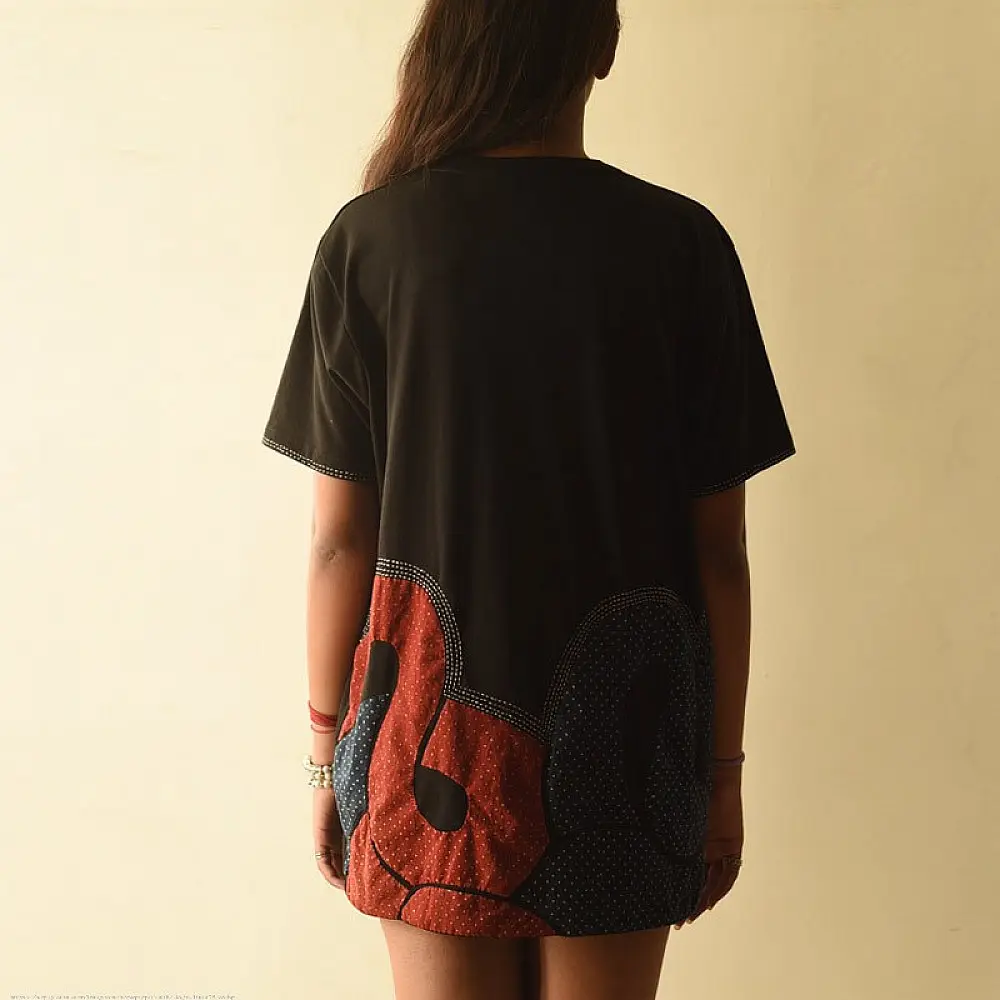 buy Handcrafted Applique and Embroidered Tshirt