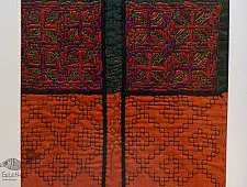 Pieces of Sindh ❂ Embroidered Antique with frame - D