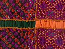 Pieces of Sindh ❂ Embroidered Antique with frame - E