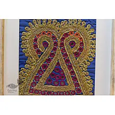 Pieces of Sindh ❂ Embroidered Antique with frame - K
