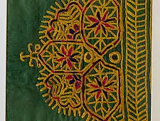 Pieces of Sindh ❂ Embroidered Antique with frame - L