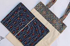 Getting carried away ~ Handmade Cotton Bag + Pothi Folder ~ 8
