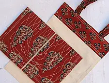 Getting carried away ~ Handmade Cotton Bag + Pothi Folder ~ 3