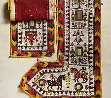  प्राचीन | Gujarati Vintage Bead Door side Toran| Set of two  (26 x 49 inch)