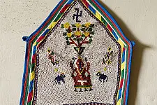 Prachin . प्राचीन | Old Wall Hanging Bead Work 