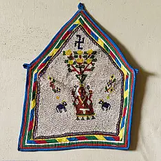 Prachin . प्राचीन | Old Wall Hanging Bead Work 