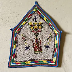 Prachin . प्राचीन | Old Wall Hanging Bead Work 