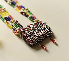 Folk Love ~ Banjara Bead Embroidered Necklace 