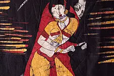 Batik Painting ~ A Girl