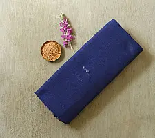 Handlom Cotton Saree | IKAT Pallu ( Royal blue )