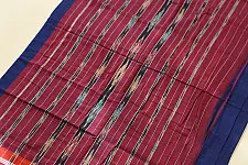 Handlom Cotton Saree | IKAT Pallu ( Royal blue )