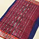 Cotton weaves ~ Ikat Saree Royal blue