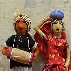 Gudiya - Jhabua Handmade Fabric Doll (Bhil) - K