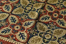 A finite infinity ❧ Kalamkari Natural Color Dhurrie -  5 X 3 feet