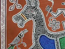 Mandana Art - Painting - Horse ( 11 x 14 inch)