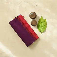 Sadaa . सदा | Begampuri Handloom Bright Purple Cotton Saree - Purple