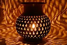 Terracotta Tales | Pottery Art ~ Lota T Light Holder