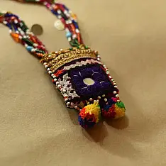 FolkLove | Handmade Tribal Embroidered Necklace