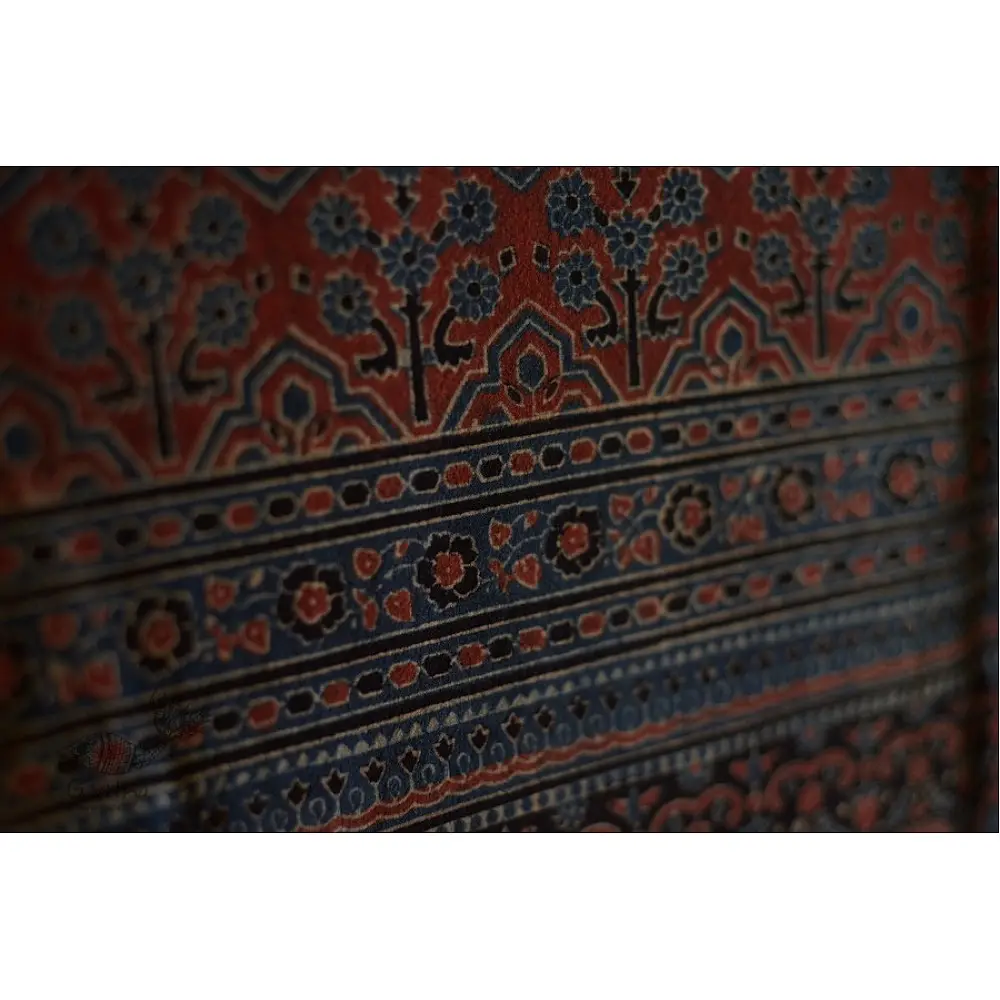 Ajrakh Print Single Bedsheet