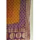 festive special crepe full zari bandhni dupatta