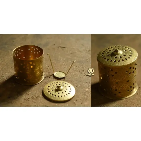 handmade brass candle stand