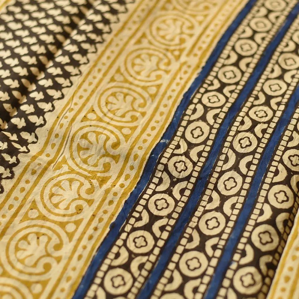 shop Bagru Block Printed Cotton Saree