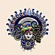 shop Handmade Paper Mache Chhau Mask - Krishna