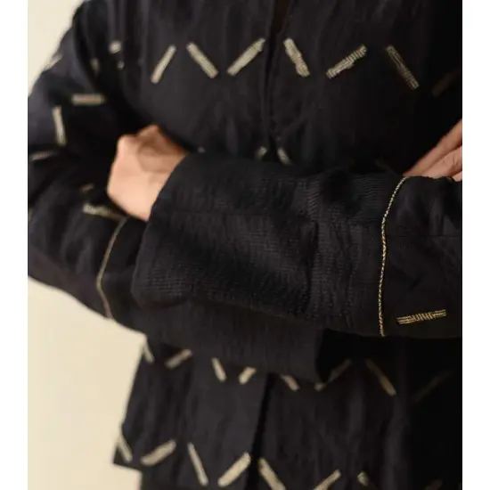 shop Handloom Cotton  Reversible Jacket