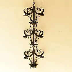 Ahou | Wrought Iron ~  Wall Hanging Lamp