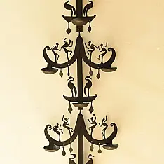 Ahou | Wrought Iron ~  Wall Hanging Lamp