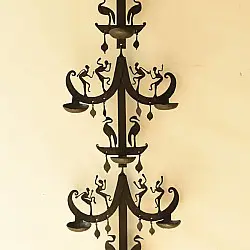 Ahou | Wrought Iron ~  Wall Hanging Lamp