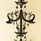 shop Wrought Iron ~ Long Iron Wall Hanging Lamp Holder