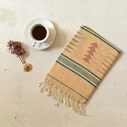 Aamaya . आमाया | Soft Cotton Stole - Handloom Jamdani