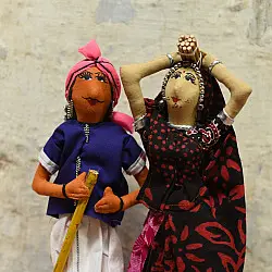 Gudiya - Jhabua Handmade Fabric Doll (Bhil) - L