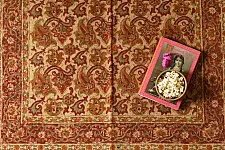 A finite infinity ❧ Kalamkari Natural Color Dhurrie ( 5 X 3 Feet )