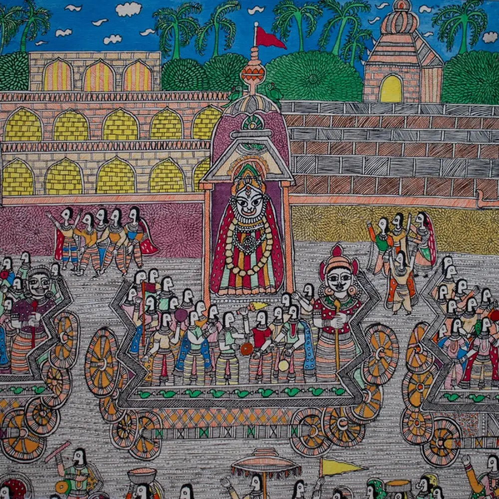 shop Madhubnai Painting- Jagannath Yatra