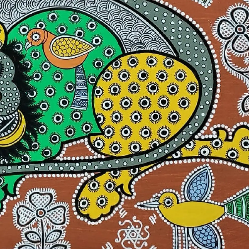 shop Mandana Art - Painting - Lion ( 11 x 14 inch)
