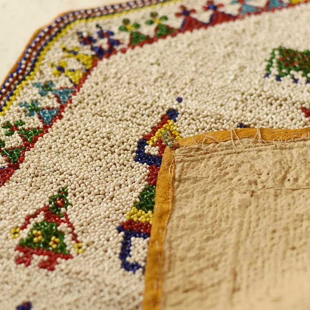 Saurashtra Beadwork Old & Antique Wall Hanging  - Ganeshji