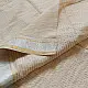 handloom pure cotton saree in luminous moti white featuring delicate micro stripes a woven gold zari border and soft handcrafted tassels