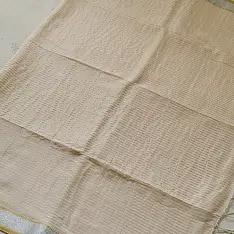 कमला | Handloom Cotton Zari Saree | Moti