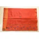 Shop Embroidery On Chanderi Saree - Terracotta Color