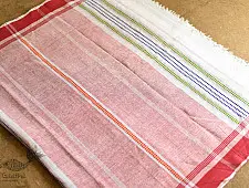 Mahuaa . महुआ | Handloom Baiga Aadivasi Cotton By Wool Saree - Light Grey
